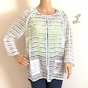 Sheer White Plus Size Summer Jacket